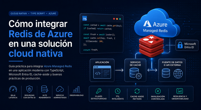 Cómo integrar Redis de Azure en una solución cloud nativa